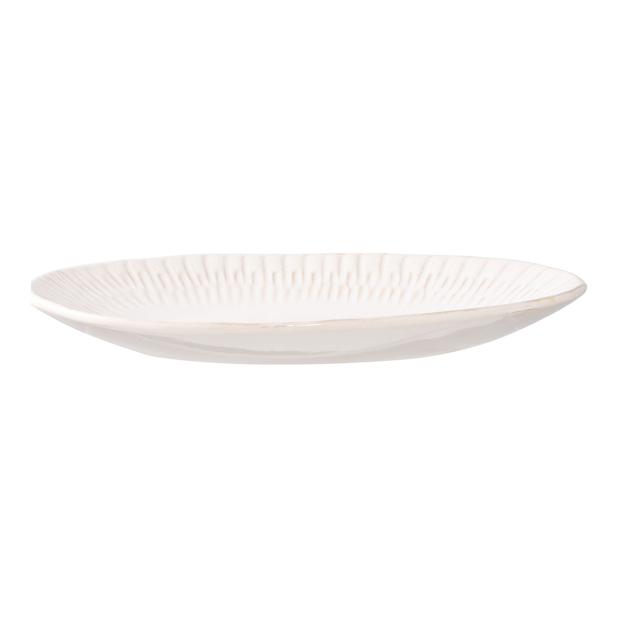Keramikinis padėklas | 20,3 x 3,8 x 30,5 cm | Balta