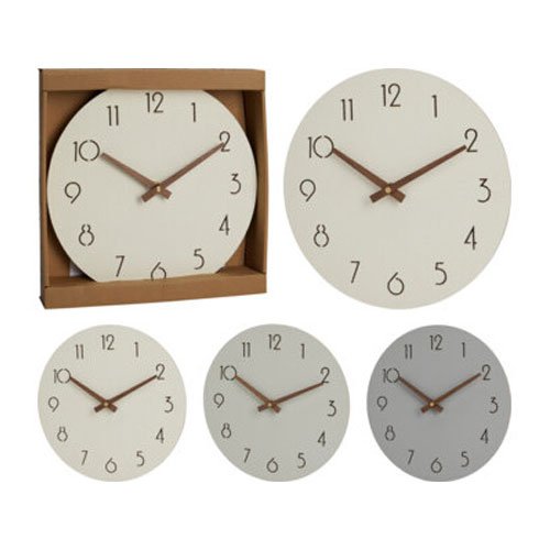 Sieninis laikrodis WALL CLOCK, Ø28cm