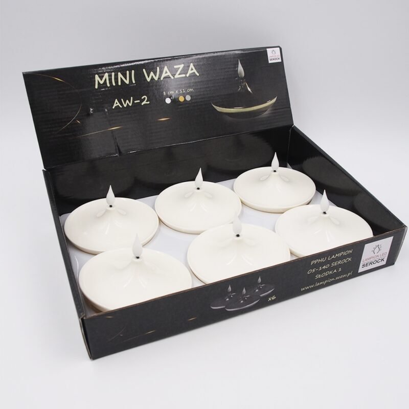 Dekoratyvinė LED žvakė „Mini Waza“ (AW-2), balta