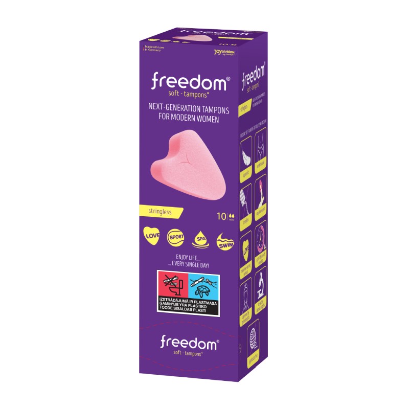 FREEDOM Soft Moteriški higieniniai mini tamponai N10