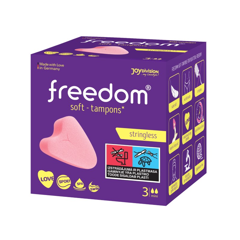 FREEDOM Soft Moteriški higieniniai mini tamponai N3