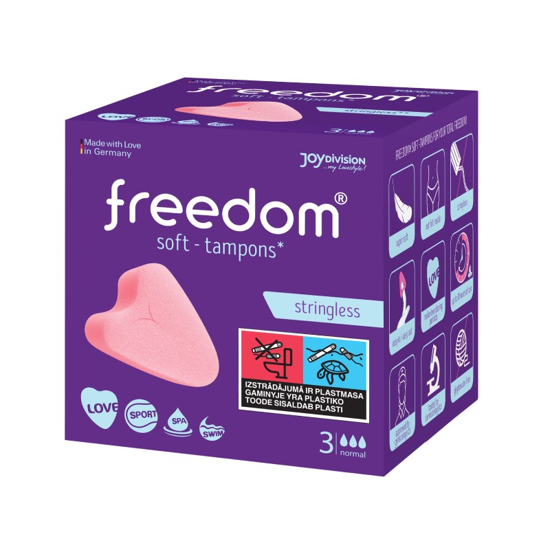 FREEDOM Soft Hygienic tamponai normalūs N3