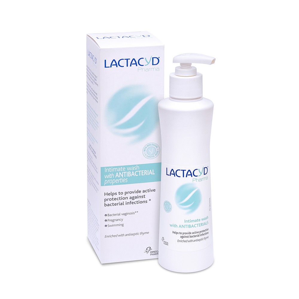 LACTACYD Pharma Antibacterial prausiklis intymiai zonai 250 ml