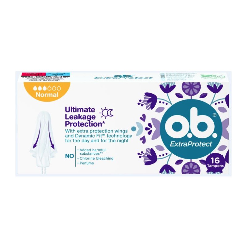 O.B. ExtraProtect Normal tamponai N16