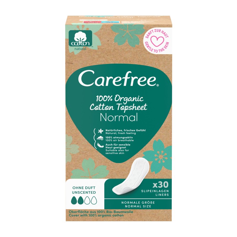 CAREFREE Normal Organic kasdieniniai įdėklai N30