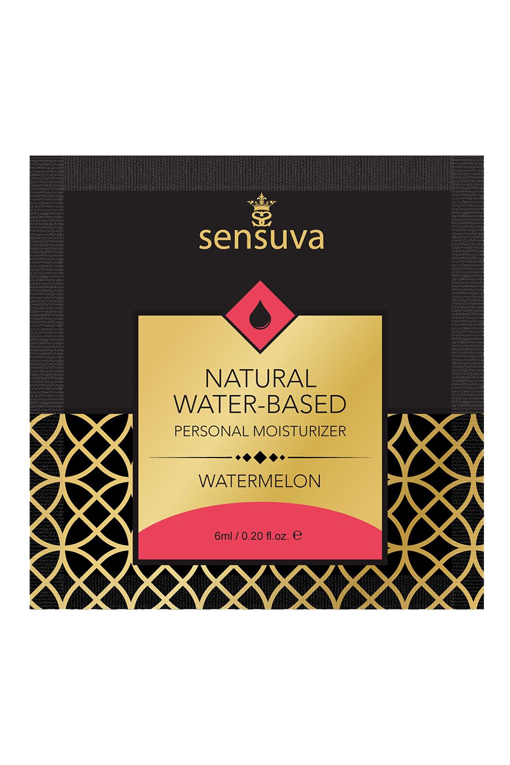 SENSUVA NATURAL WATER-BASED PERSONAL LUBRICANT WATERMELON 6 ML