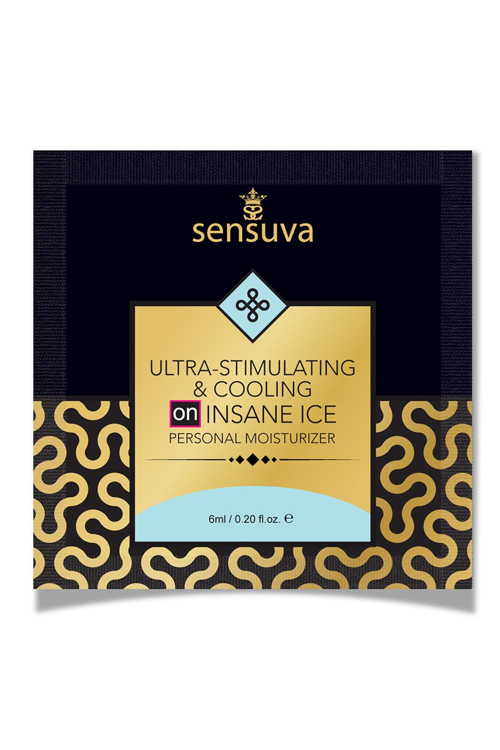 SENSUVA ON INSANE ICE ULTRA-STIMULATING PERSONAL MOISTURIZER 6ML