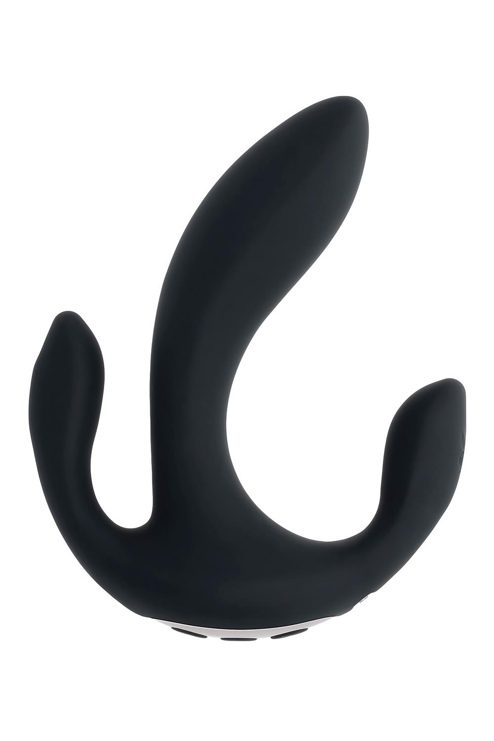 Vibratorius Playboy Pleasure Triple Threat, juodas