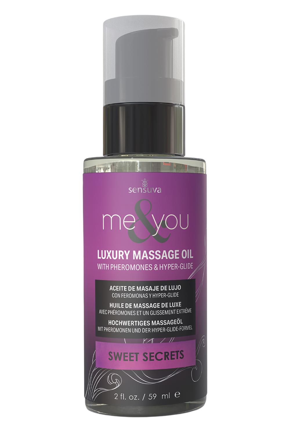 SENSUVA ME AND YOU MASSAGE OIL SWEET SECRETS 59ML