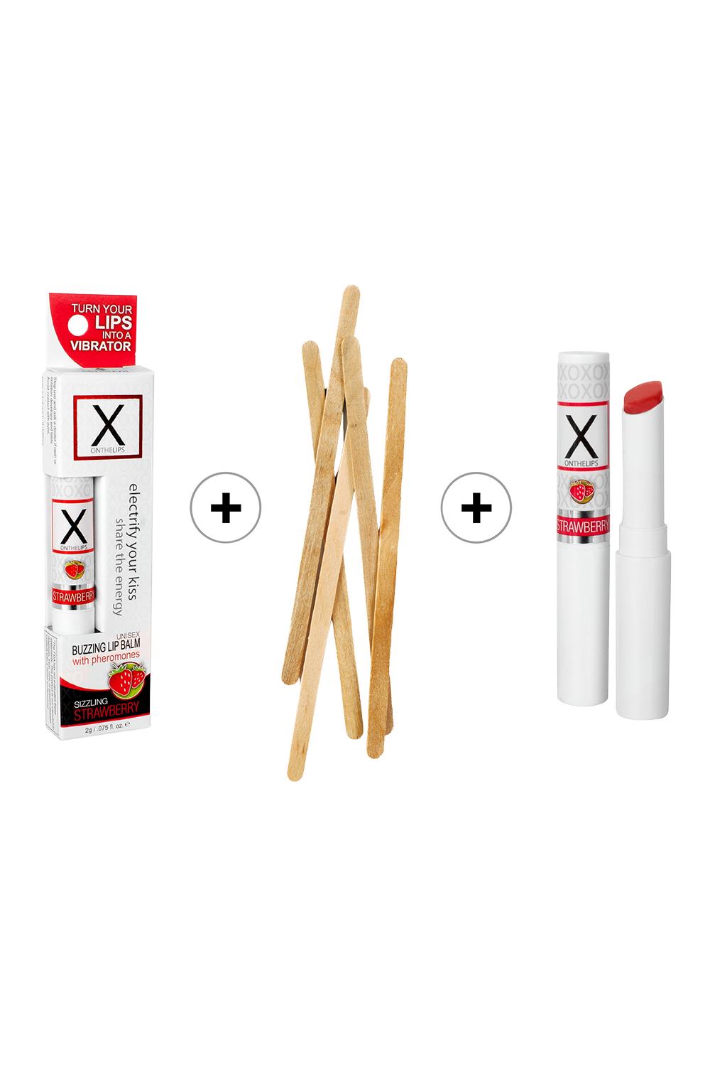 SENSUVA X ON THE LIPS STRAWBERRY 12 PIECE REFILL PACK