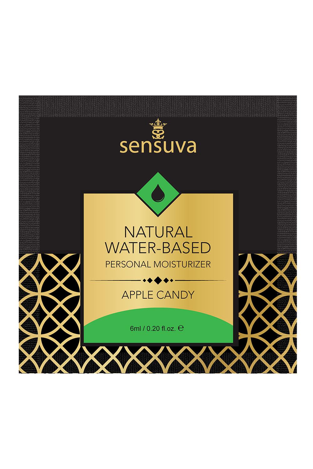 SENSUVA NATURAL WATER-BASED PERSONAL LUBRICANT APPLE CANDY 6 ML