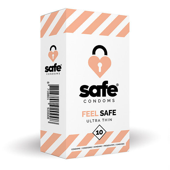 Prezervatyvai Feel Safe Ultra Thin, 10 vnt.