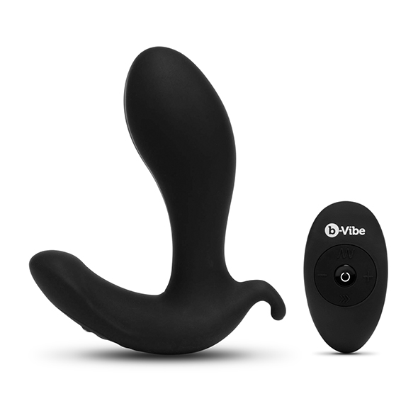 Prostatos masažuoklis B-Vibe Expand Plug, juodas