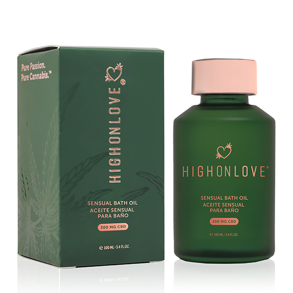 Vonios ir kūno aliejus HighOnLove, 100 ml
