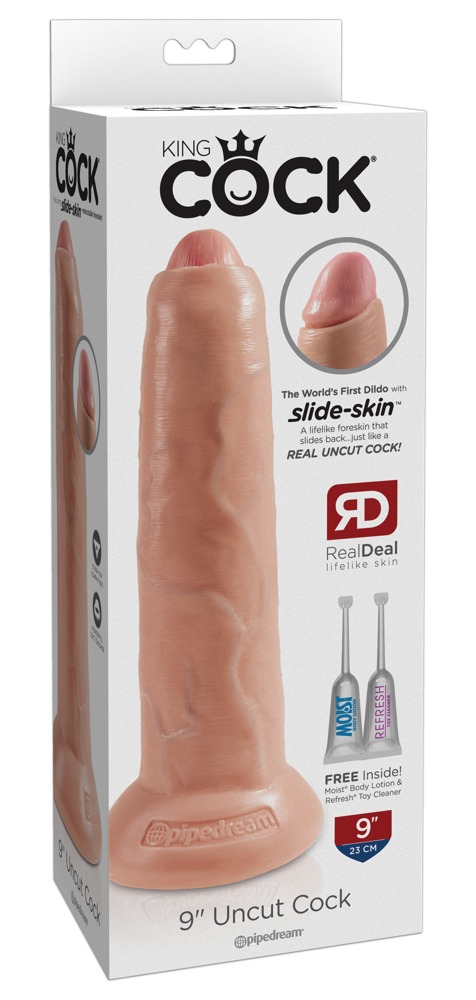 Falo imitatorius Pipedream King Cock Uncut 25,4 cm, kūno spalvos