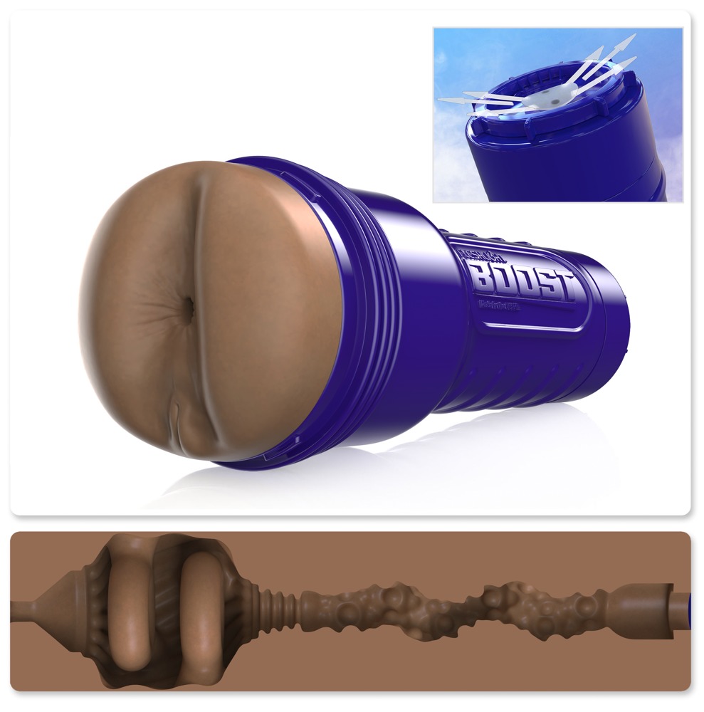 Masturbatorius Fleshlight Boost Blast Dark, mėlynas