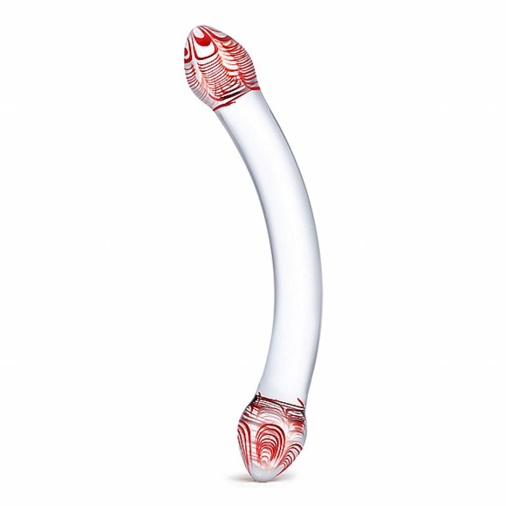 Dildo su raudona galvute Glas
