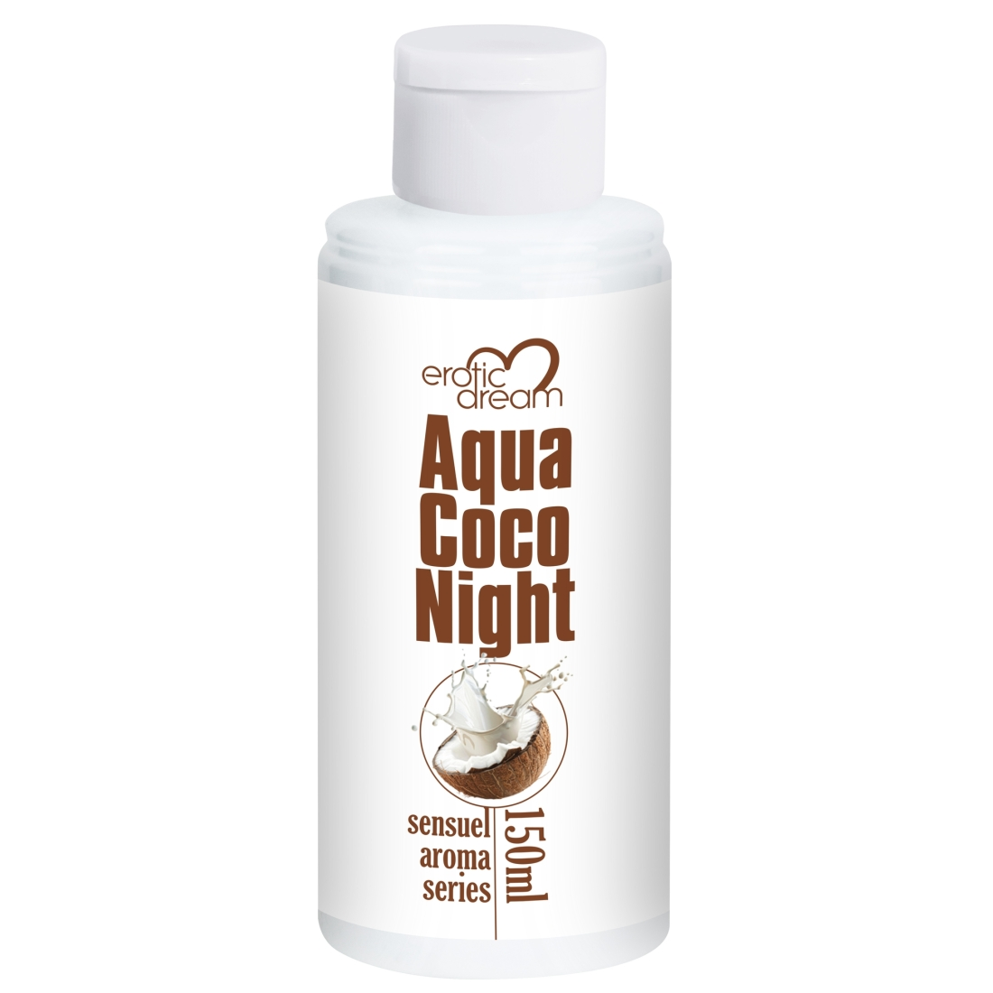 Kokosų skonio lubrikantas 150ml Aqua Choco Sense