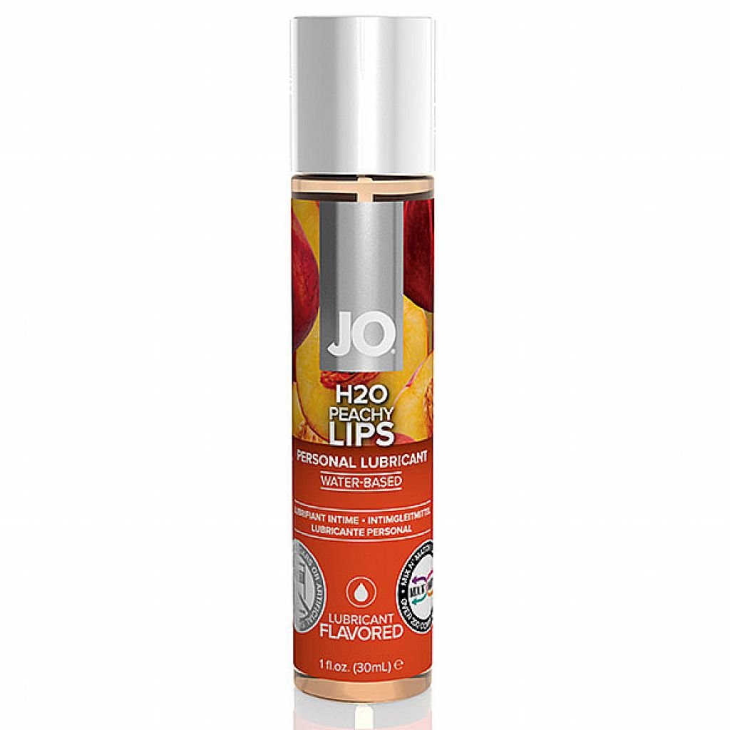 Vandens pagrindo lubrikantas System JO 30 ml persikų skonio