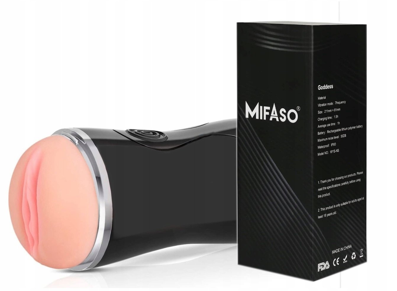 Mifaso vibruojantys masturbatorius