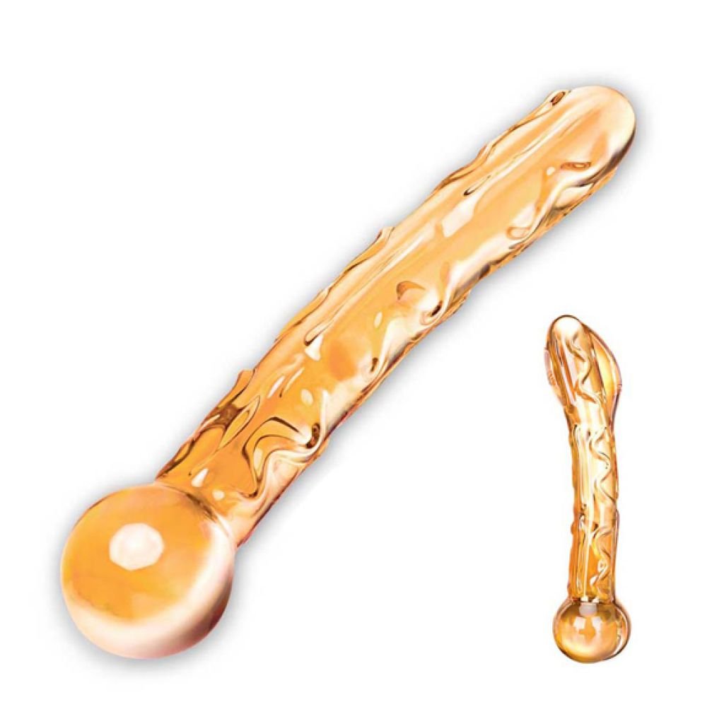 Oranžinio stiklo dildo Glas