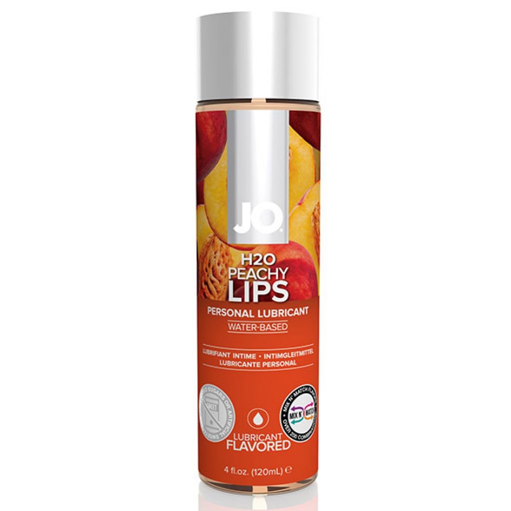 Vandens pagrindo lubrikantas System JO 120 ml persikų skonio