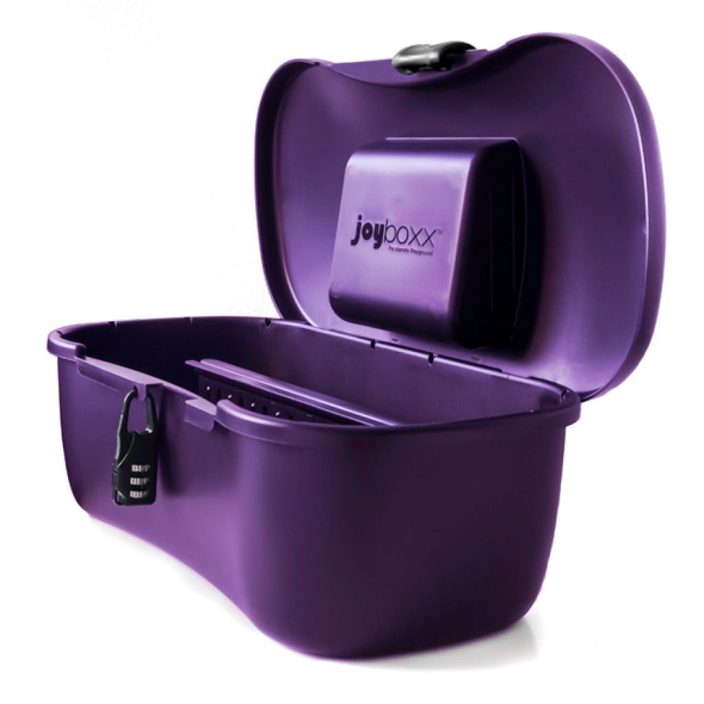 Dėžė higienos reikmėms laikyti violetinės spalvos