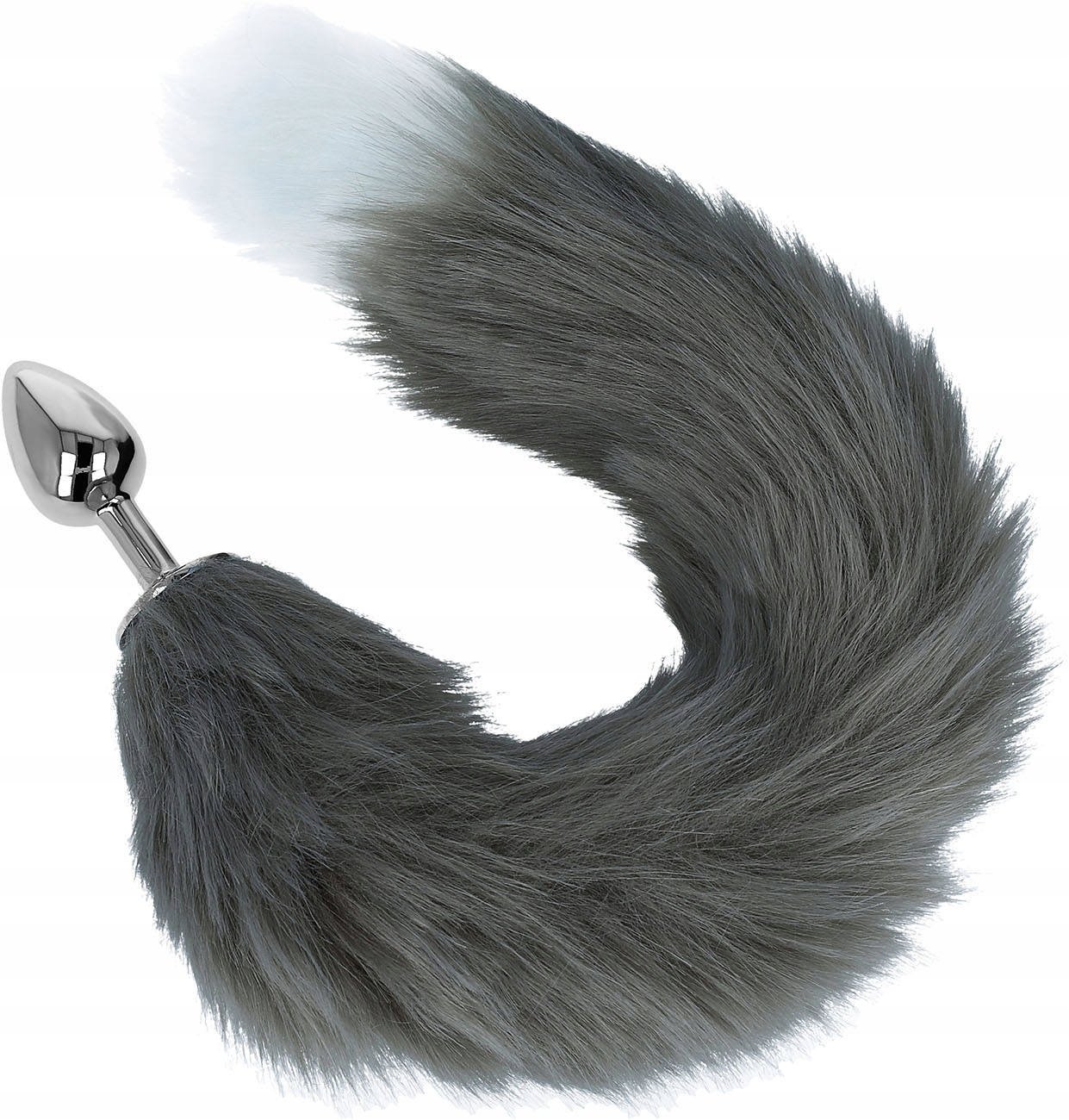 Analinis kaištis Fox tail pilkas