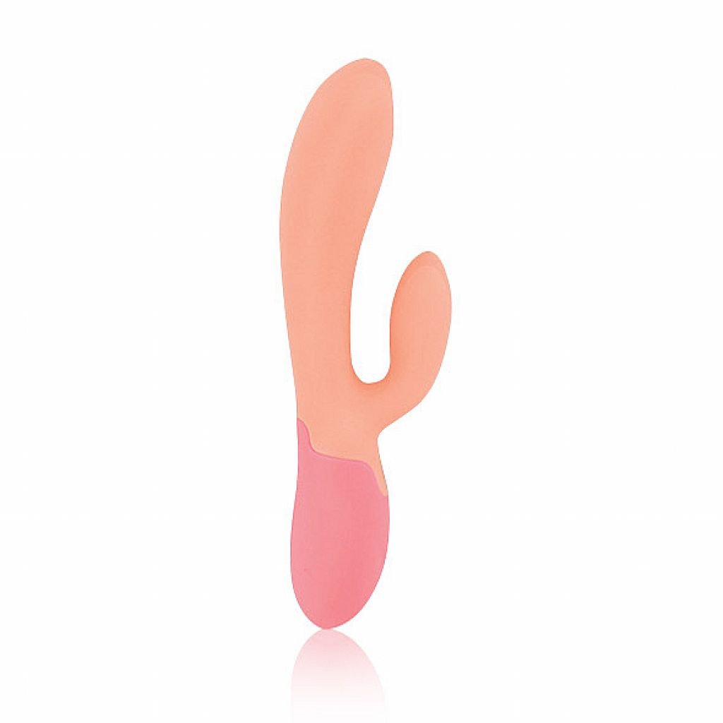 Triušio dizaino vibratorius Peach & Coral