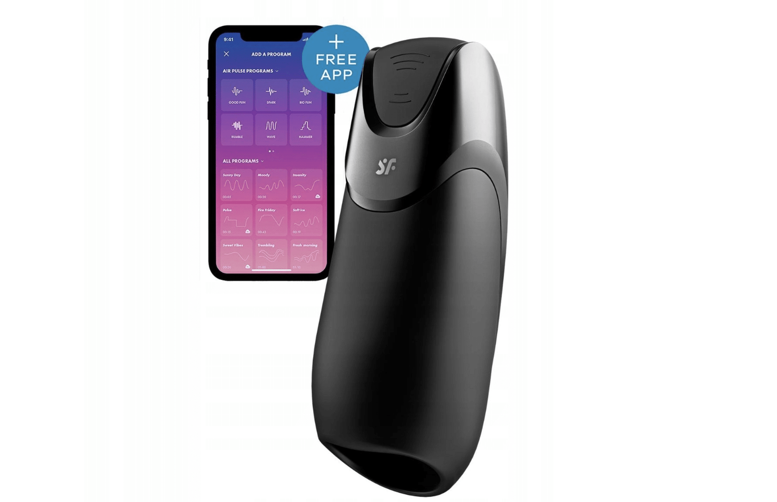 Masturbatorius juodas Satisfyer