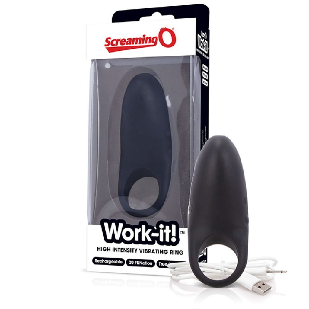 The Screaming O - Work-it! Vibruojantis Penio Žiedas