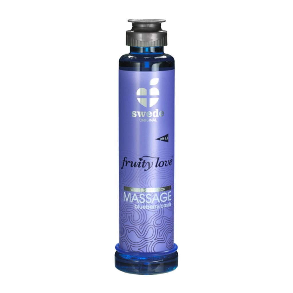 Masažo aliejus Swede 200 ml mėlynių kvapo