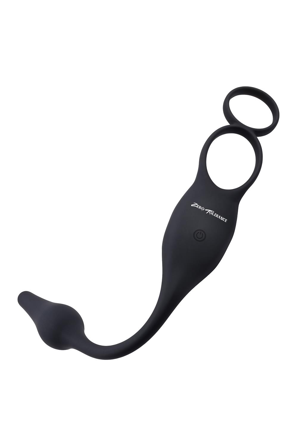 Analinis kaištis Evolved Novelties Plug & Tug, juodas