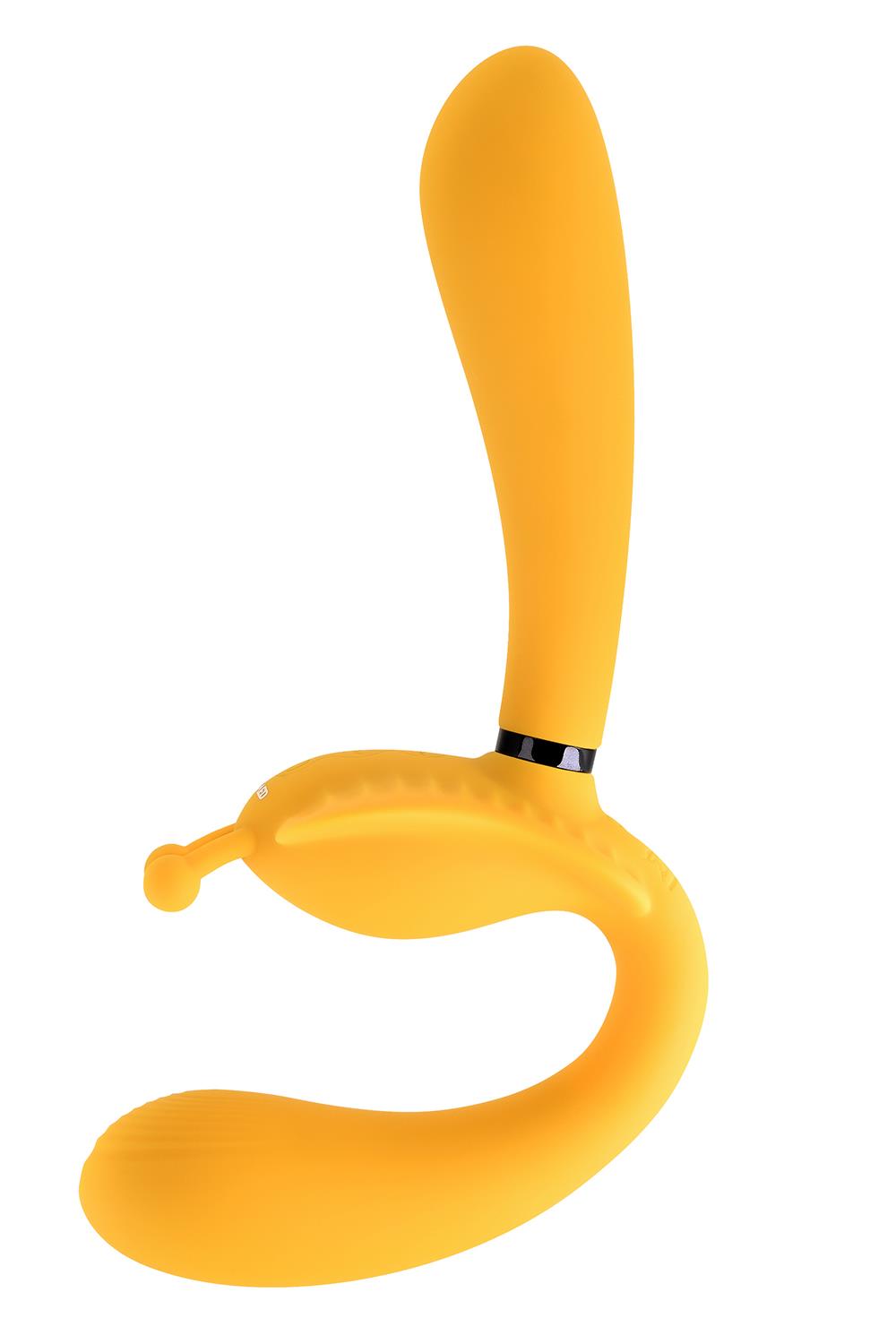 Vibratorius The Monarch Strapless, geltonas