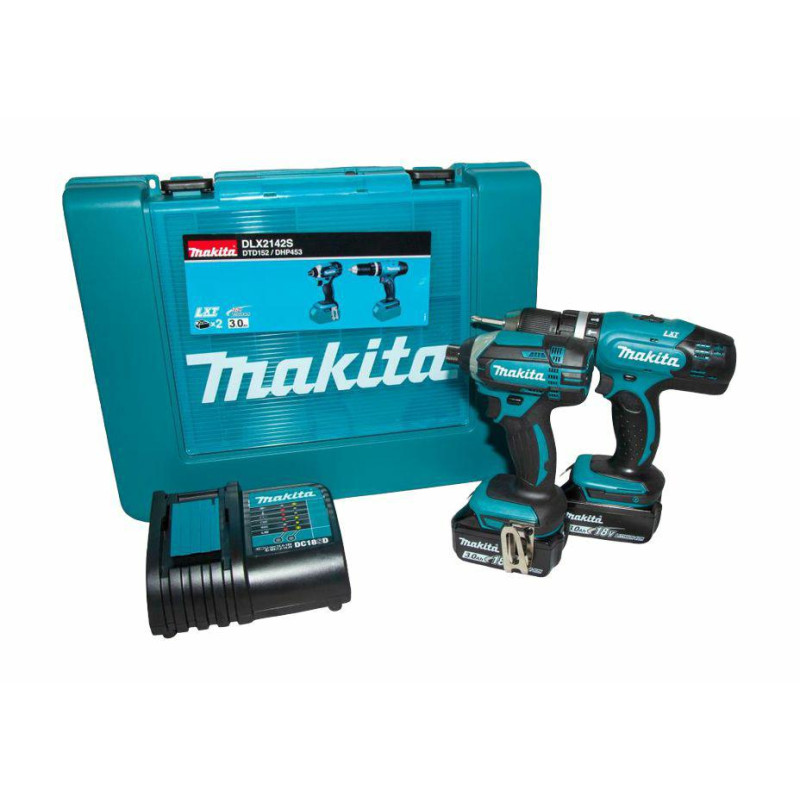 MAKITA.ZES.COMBO 18V DLX2142S (DHP453+DTD152) 2x3,0Ah ...