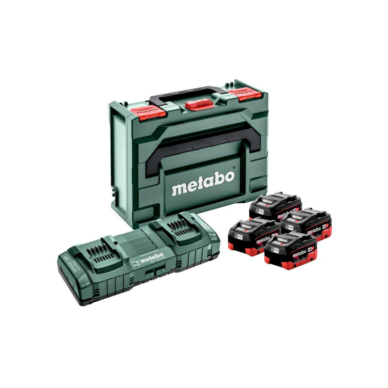 685135000 METABO.Akumuliatorius 18V 8,0Ah LIHD x4+ĮKROVIMAS.