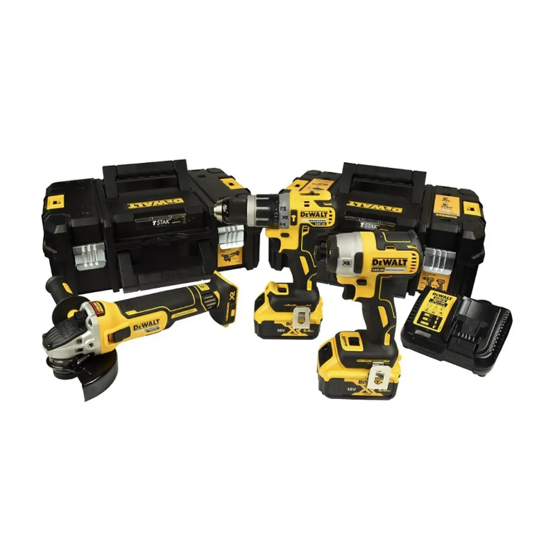 DCK384P2T-QW DEWALT.COMBO KIT 18V DCK384P2T (DCD796+DCF887+DCG405) 2x5.0Ah ...