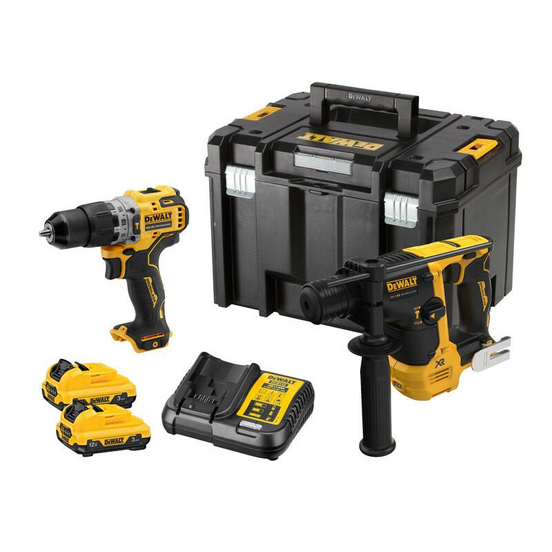 DCK2102L2T-QW DEWALT.COMBO KIT 12V DCK2102L2T (DCH072 DCD706) 2x3.0Ah TSTAK