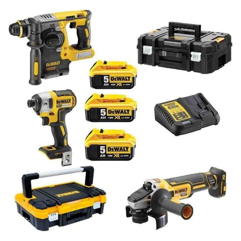 DEWALT.ZESTAW COMBO 18V (DCF887+DCH273+DCG405) DCK305P3T-QW