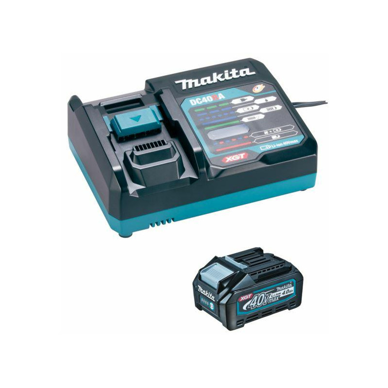 191J65-4 MAKITA 40V XGT maitinimo šaltinio komplektas (BL4040x1+DC40RA)