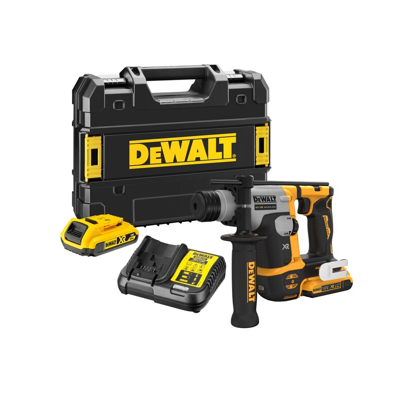 DCH172D2-QW DEWALT.MŁOT SDS+  18V 1,4J 2F 2x2,0Ah DCH172D2