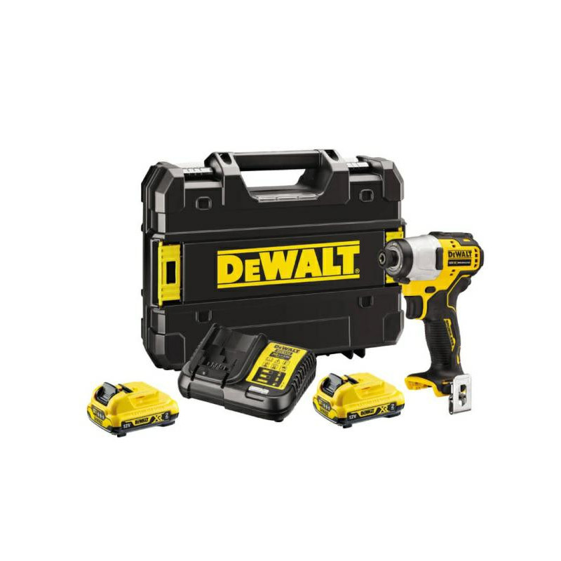 DCF801D2-QW DEWALT ZAKRĘTARKA UDAROWA 12V 163Nm 2x2,0Ah DCF801D2