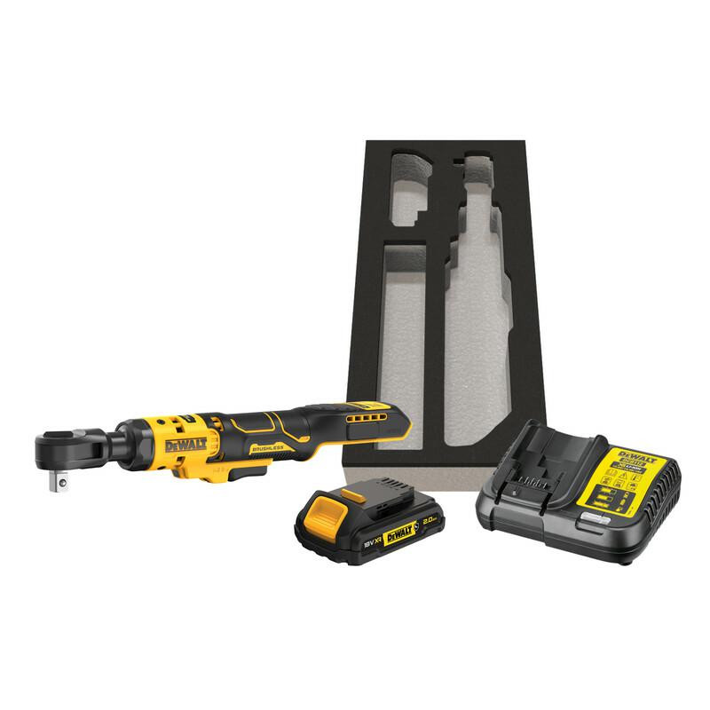 DCF512D1G-QW DEWALT GRZECHOTKA 18V 1/2" 95Nm 1x2,0Ah Z WYTŁOCZKĄ DO WÓZKA DCF512D1G