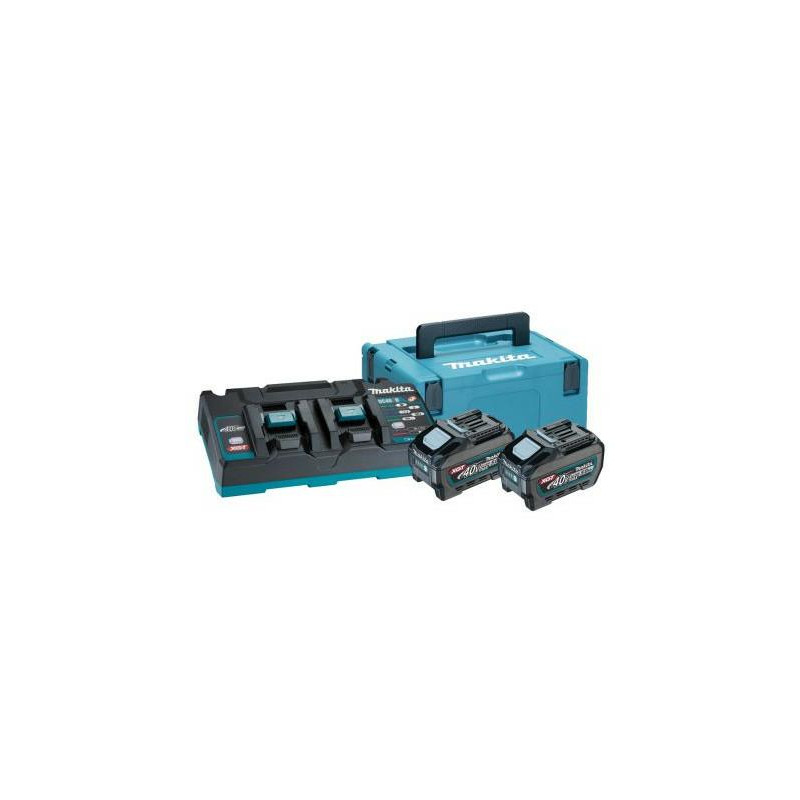 191U13-9 MAKITA 40V XGT maitinimo šaltinio komplektas (BL4050Fx2+DC40RB)