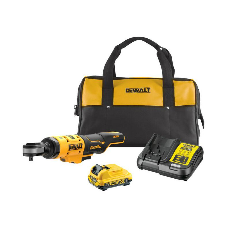 DCF503D1-QW DEWALT GRZECHOTKA 12V 3/8" 81Nm 1x2,0Ah DCF503D1