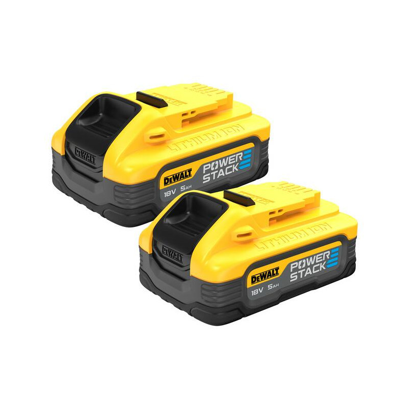 DCBP518H2-XJ DEWALT AKUMULATOR 18V 5,0Ah 2szt. POWERSTACK DCBP518H2