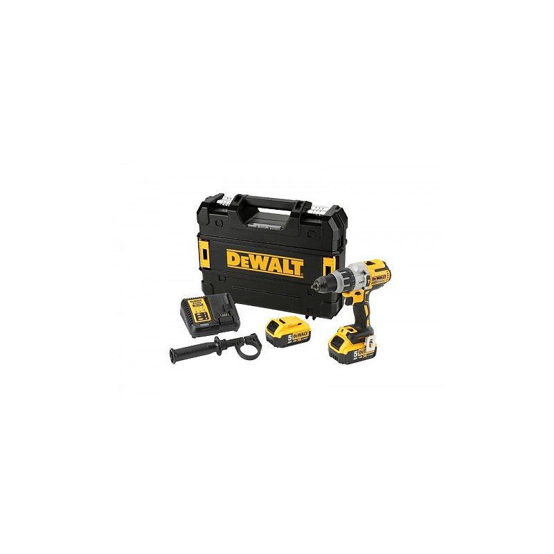DCD996P3-QW DEWALT WIERTARKO-WKRĘTARKA UDAROWA 18V 95/66Nm 3-BIEGI 3 x 5,0Ah WALIZKA TSTAK DCD996P2