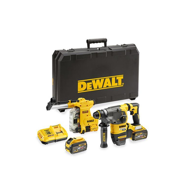 DCH335X2-QW DEWALT FLEXVOLT MŁOT 54V / 18V 3,5J 2 x 9,0Ah XR LI-ION BRUSHLESS + ODSYS