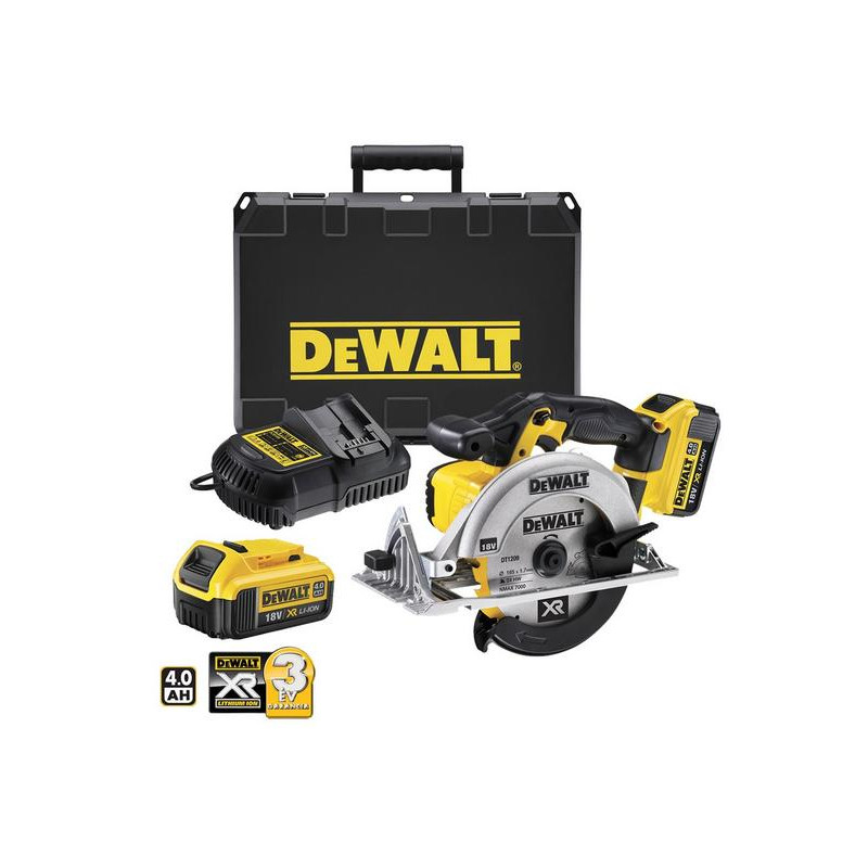 DCS391M2-QW DEWALT PILARKA TARCZOWA 18V 165mm 2x4,0Ah WALIZKA DCS391M2