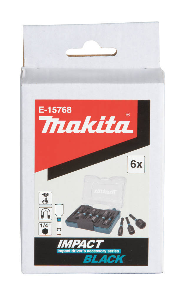 MAKITA E-15768 6 1/4 smūginių galvučių rinkinys